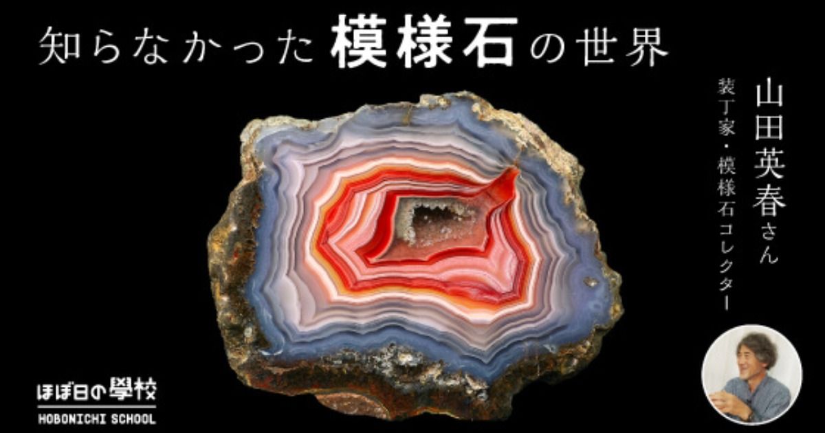 知らなかった“模様石”の世界 山田英春 ほぼ日の學校